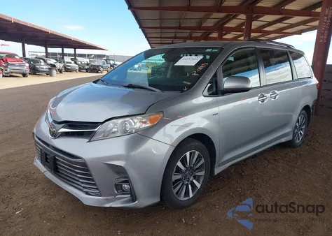 2018 Toyota Sienna Xle 7 Passenger z USA, uszkodzony, nr VIN 5TDDZ3DC9JS194491